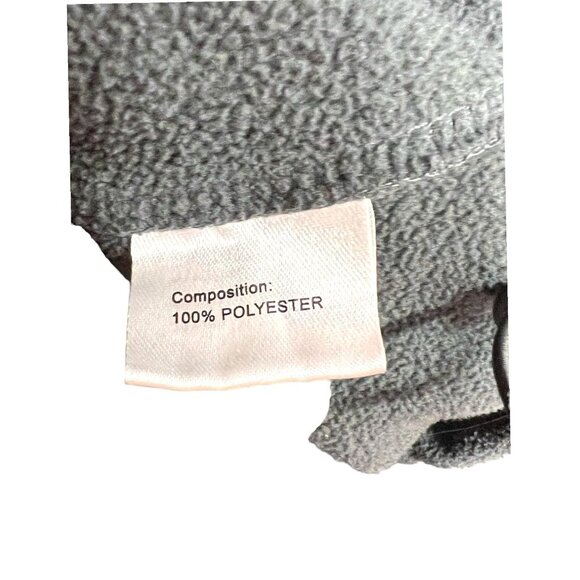 DEWBU Men's Polar Fleece Hoodie Jacket With Patches & Full Zip - Picture 9 of 10